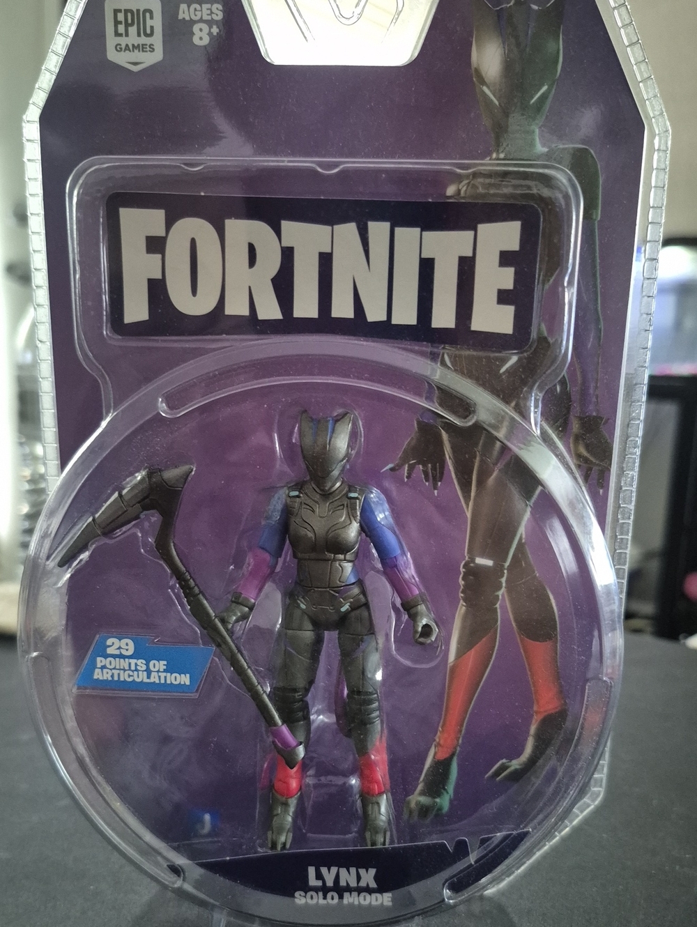 Fortnite Lynx Action Figure - Purple & Black